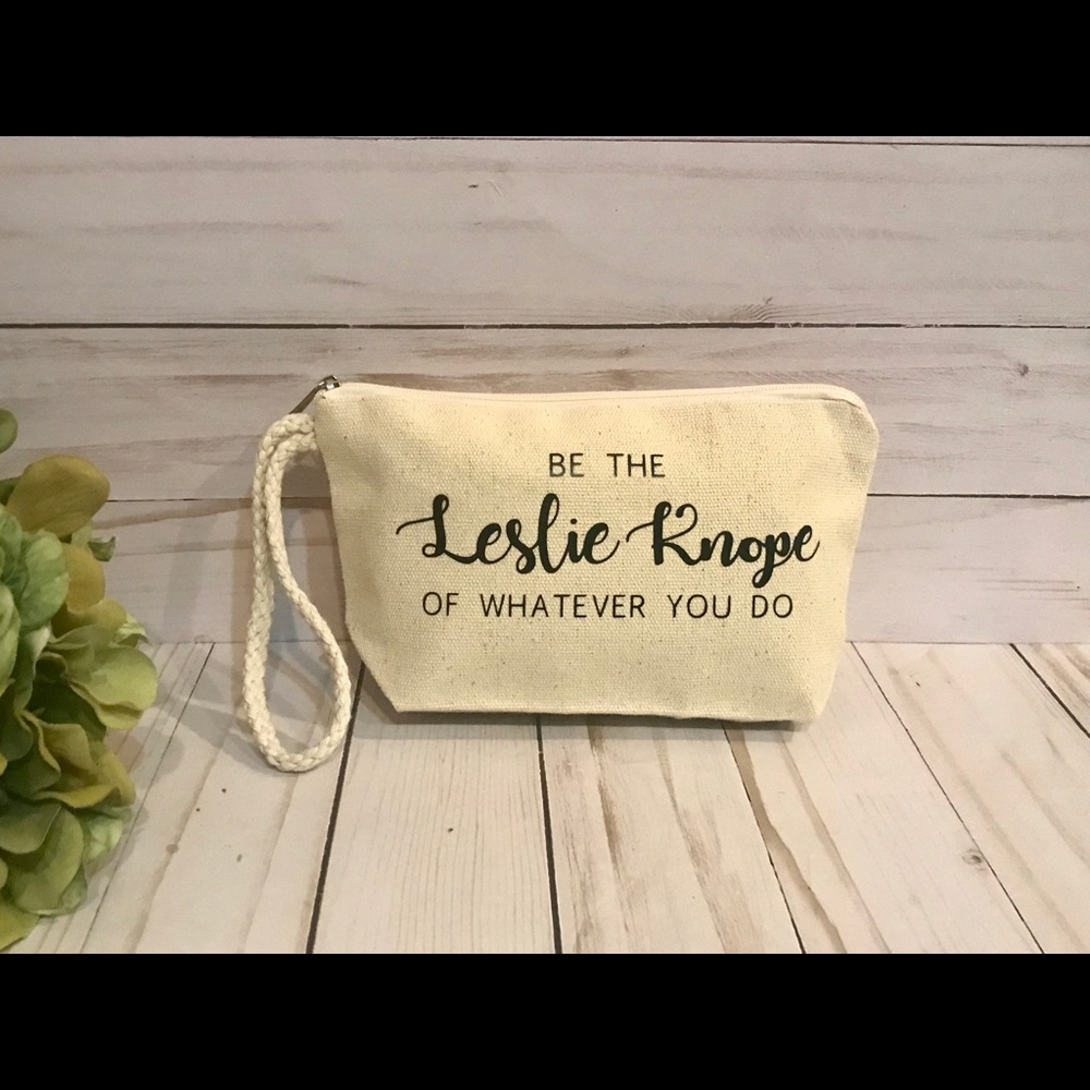 Be The Leslie Knope of Whatever You Do Make Up Bag